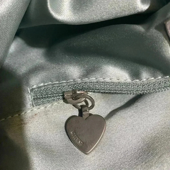 Moschino beige/grey woven satchel handbag - Picture 9 of 14